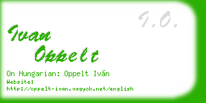 ivan oppelt business card